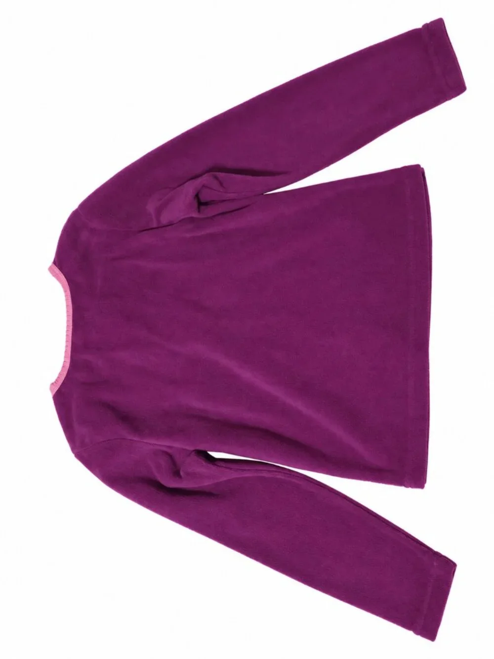 Circo Girls Peace Fleece Pajama Top Purple Size M Flame Resistant